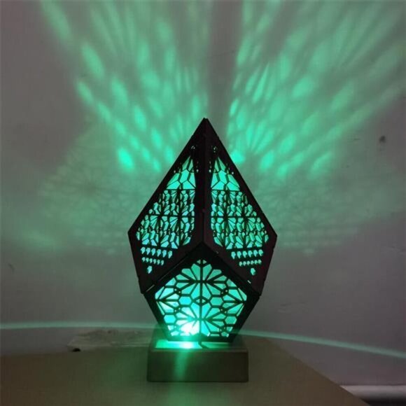 LED Diamond Colorful Boho Light Lamp - Picture 4 of 6